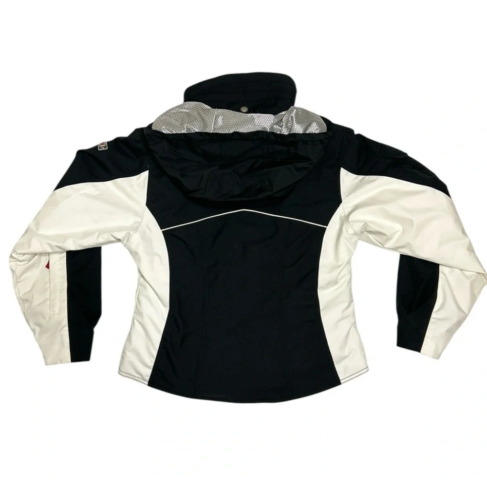 NILS Ski Jacket Womens Size 6P Black White Insulated Winter Snowboard Outdoors